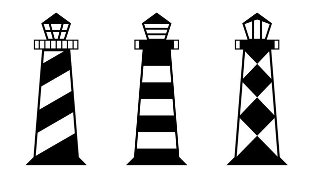 light house tower icon