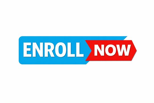 Colorful call-to-action banner encouraging immediate enrollment