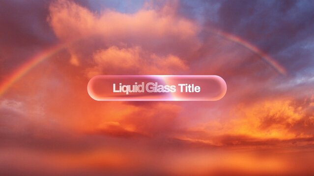 Liquid Glass Title