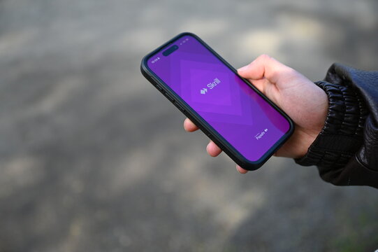 Germany - April 22,2026: Skrill App