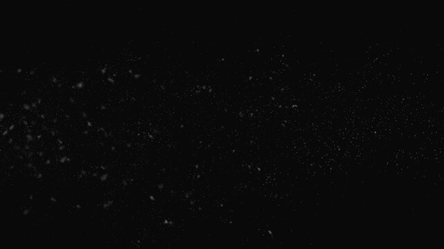 Real dust particles flying in the air. A background of dust particles flying quickly in a whirlwind of energy.