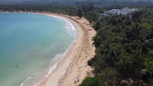 Las Terrenas Beaches, Saman&aacute; Dominican Republic &ndash; Tropical Caribbean Coast Drone Footage, Punta Popy