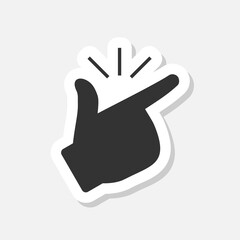 Obraz premium Make It Easy icon sticker isolated on gray background