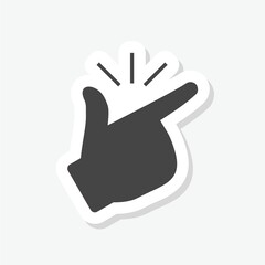 Obraz premium Make It Easy icon sticker isolated on gray background