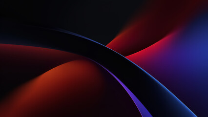 Naklejka premium Vibrant Abstract Color Flow Design