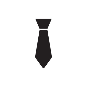 Formal necktie solid icon for business dress code
