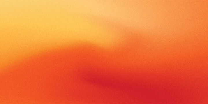 Warm orange yellow red gradient background. Autumn colored blurred wallpaper. Fall smooth gradation backdrop for banner, poster, leaflet, brochure, booklet. Vector abstract fiery template overlay