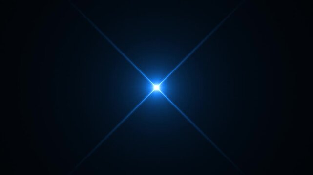 Optical lens flare effect. The flickering light. seamless loop. .