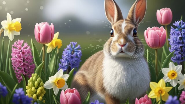 Bunny in bloom