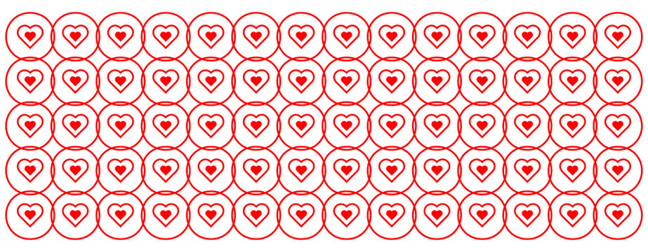Heart background for print design packing paper repeat pattern