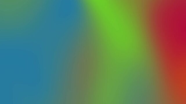 Abstract gradient blur in blue, green, and red hues. Versatile background suitable for web design, social media, or digital art projects.