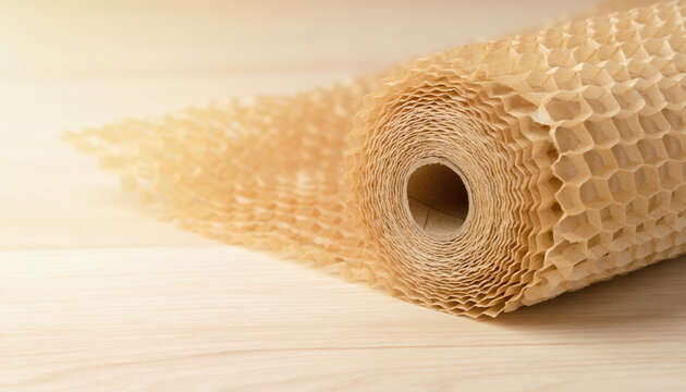 Honeycomb paper paper roll kraft paper packaging protective wrap biodegradable