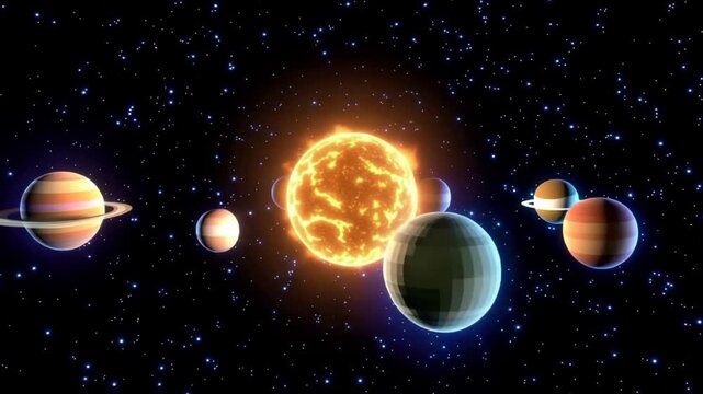 Planets Orbit/Space/ Milky Way
