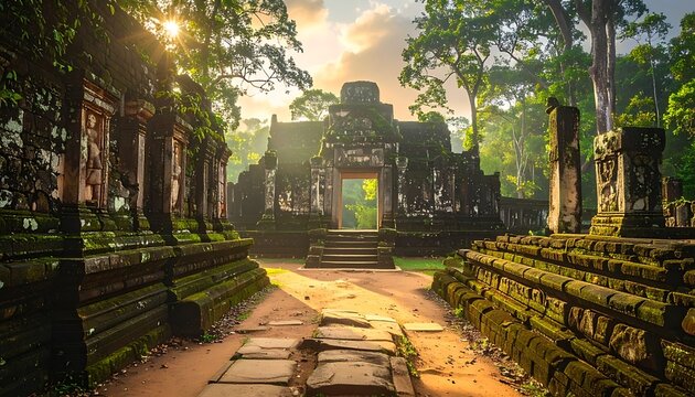 Ancient jungle temple ruins (2)