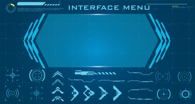 Digital Futuristic HUD UI Elements Pack