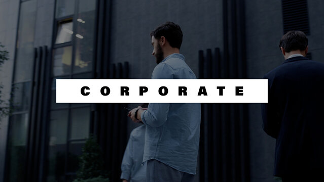 Clean Motion Text for Corporate Videos
