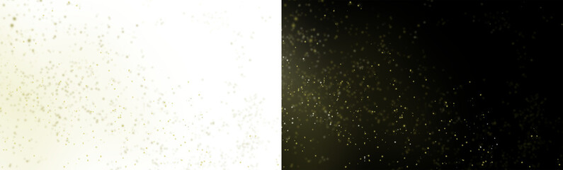 pollen is flying, pollen allergy. Dust particles, pollen on a black background. For blending into an image using the Screen or Lighten adjustment layers in Photoshop © ELENA