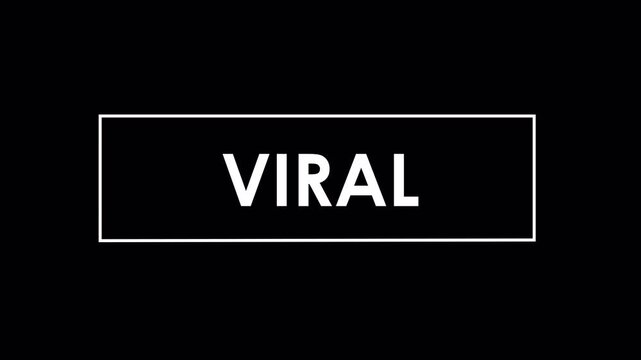 Viral &ndash; Social Media Typography Animation
