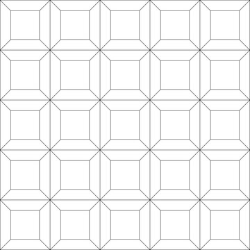 Monticello parquet seamless pattern vector white background.