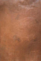 Obraz premium Grunge copper surface. Metallic background with natural warm tones. Copy space.