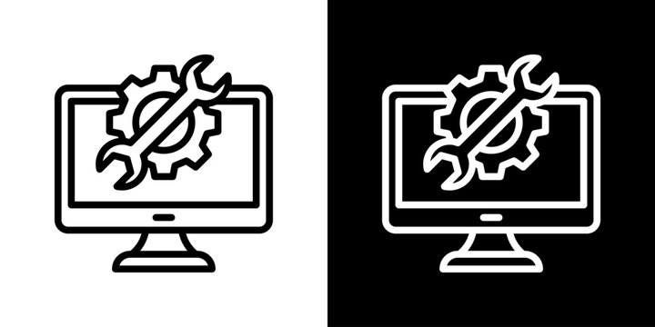 It Support Icon Set Multiple Style Collection