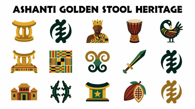 Ashanti Golden Stool Heritage Symbols