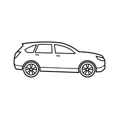 Fototapeta premium Car Vector Icon