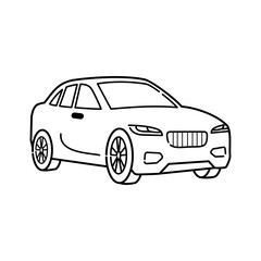 Fototapeta premium Car Vector Icon