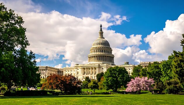 Capitol building summer day
