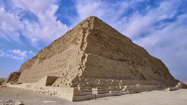 The Pyramid of Djoser, or Step Pyramid is an archaeological remain in the Saqqara necropolis, Egypt, northwest of the city of Memphis.