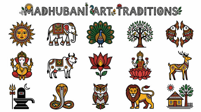 Madhubani Art: Indian Folk Art Collection