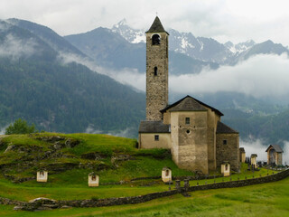Fototapeta premium church in the alps