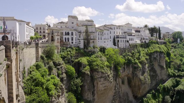 Faous bridge in Ronda in Andalusia, Spain