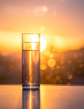 Glass sunset