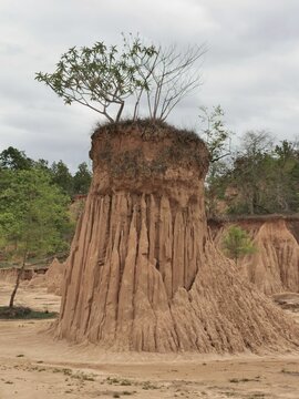 Sao Din Na Noi & Kok Suea a Natural Wonder in Nan Province, ituated in Chiang Khong Sub-district, on the western side of Sri Nan National Park, Na Noi District