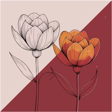 Isometric Workflow: Transforming Sketch to Polished Digital Artwork Vector Illustration.