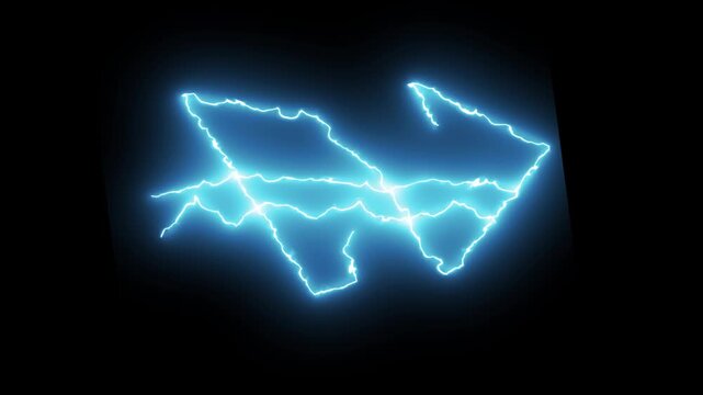 Mega Electric Thunderstorm FX Pack, Blue Lightning Bolts, Fast Flash Animation, Energy Explosion Sparks, Storm Overlay Effects for Editing black Screen Alpha 4K