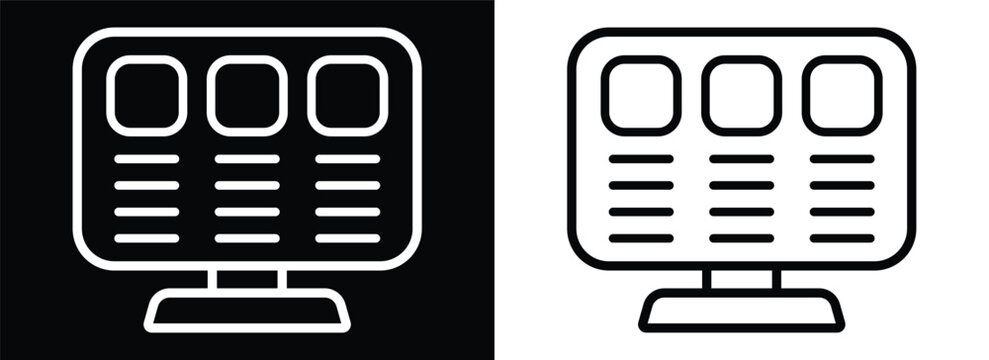 Idea monochrome line style