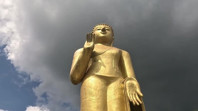 Golden Buddha Statue, Nelligala Temple Sri Lanka