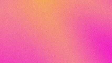 Fototapeta premium Pink and Orange Gradient Background with Grainy Texture