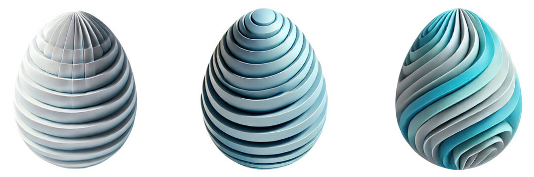 Very fancy and decorated eggs can be used for a party or as a fancy item