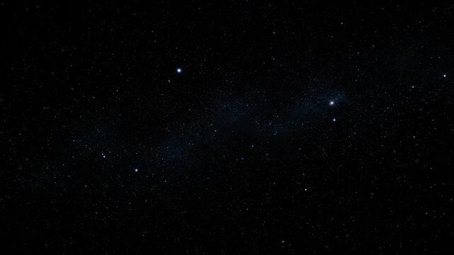 Night Sky's Celestial Dance: An expansive canvas of the night sky, peppered with countless stars, evokes a sense of wonder and vastness. A cosmic spectacle.