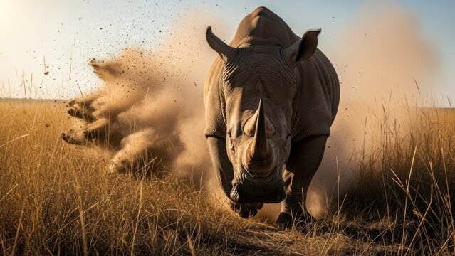 Rhino running