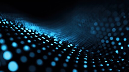 Fototapeta premium Abstract blue dots pattern background
