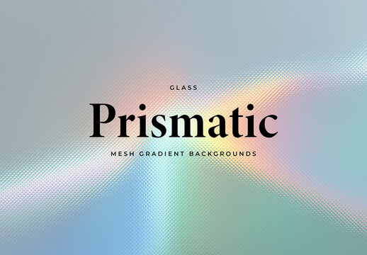 Prismatic Mesh Gradient Backgrounds