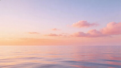 Obraz premium calm ocean at sunset