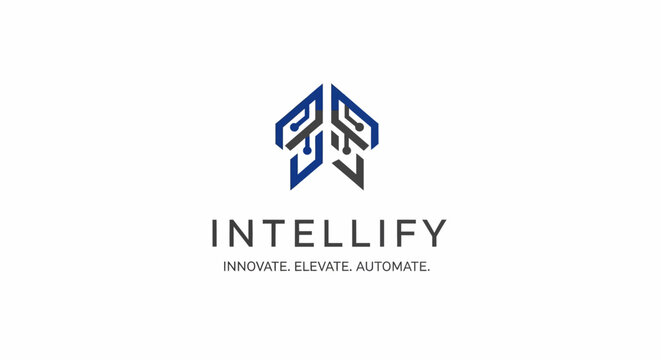 Intellify company logo and tagline.