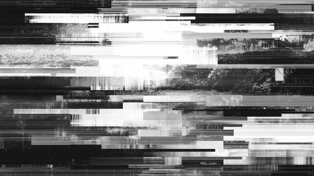 vhs glitch static noise overlay texture abstract grayscale analog distortion background