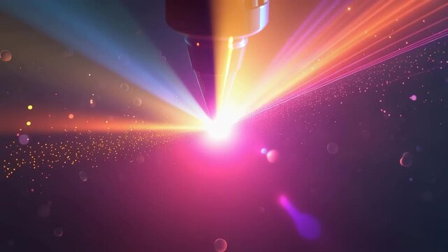 ブレード侵入部の街路を等倍で捉え干渉色も可視化