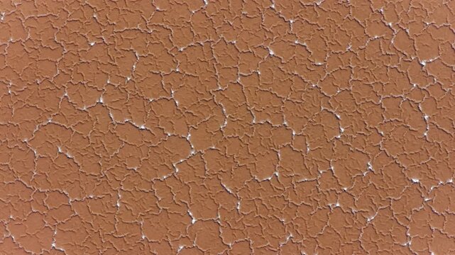 AERIAL top-down - Salt flats of Cabo de Gata, Spain